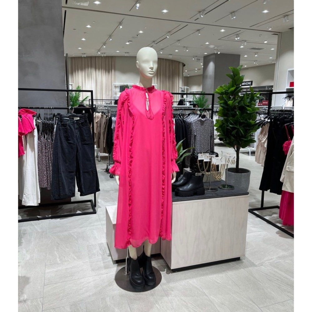 H&M Chiffon Maxi Dress